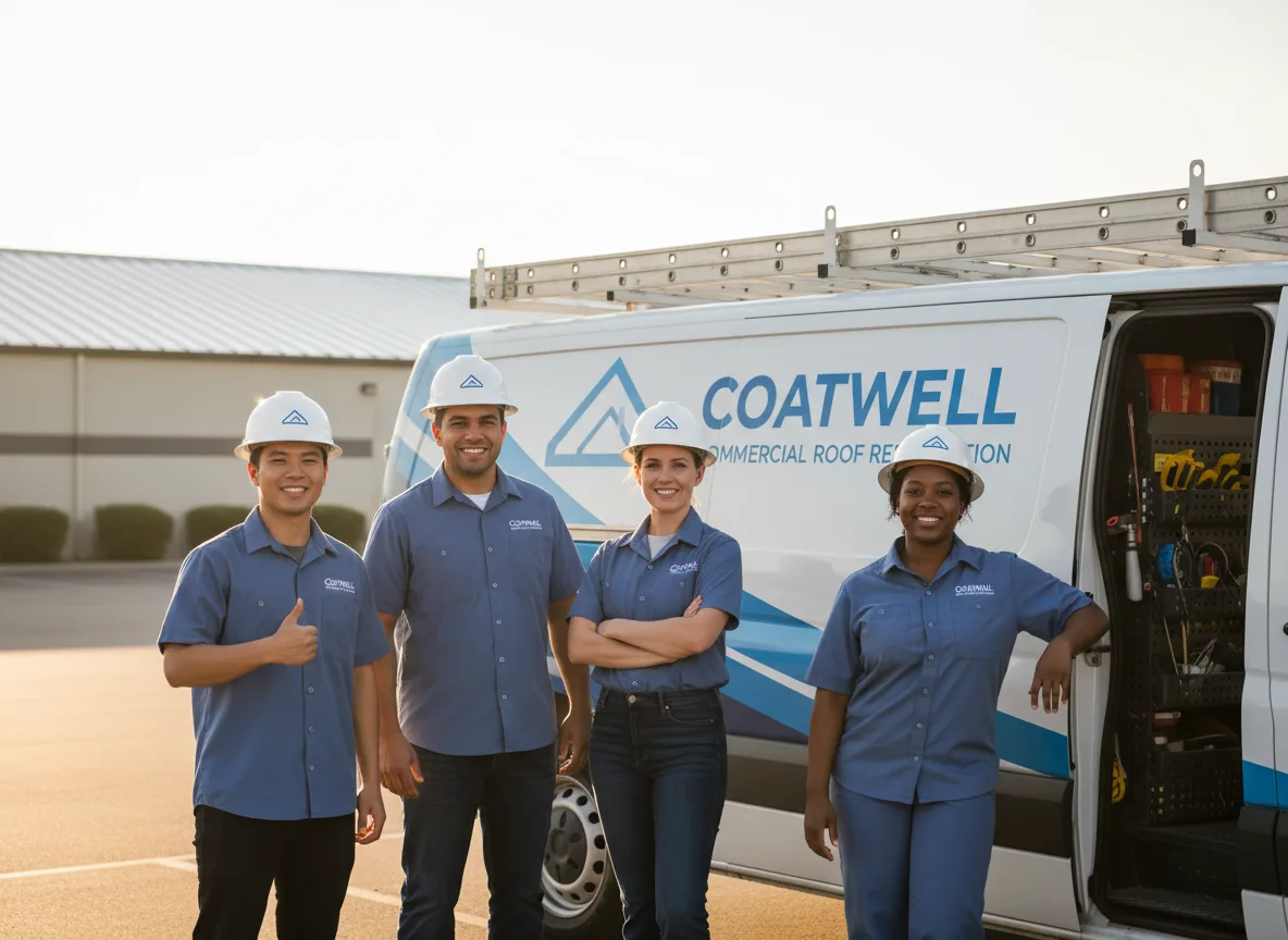 Commercial roof coating company in Marshallberg, NC